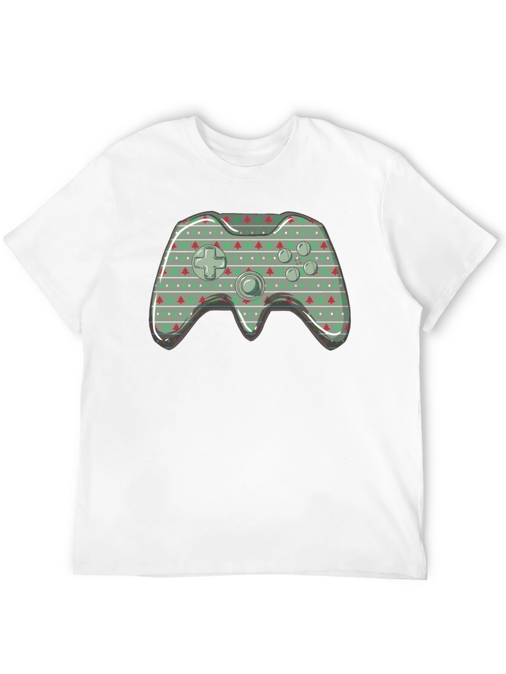 Christmas Game Controller Graphic T-Shirt