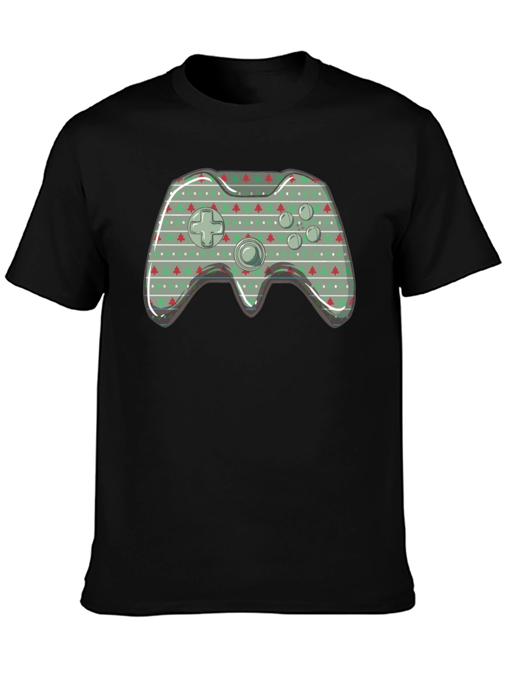 Christmas Game Controller Graphic T-Shirt