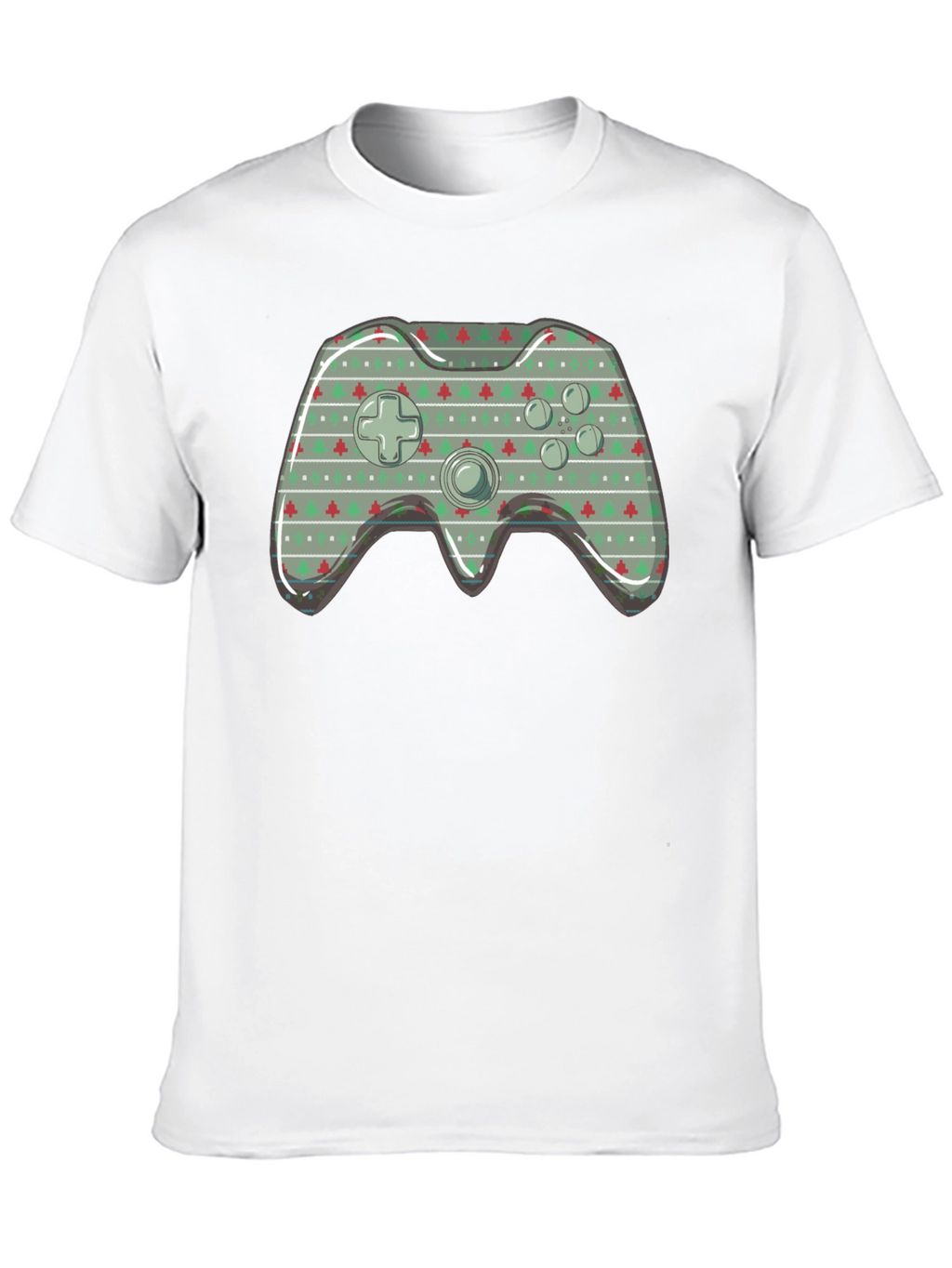 Christmas Game Controller Graphic T-Shirt