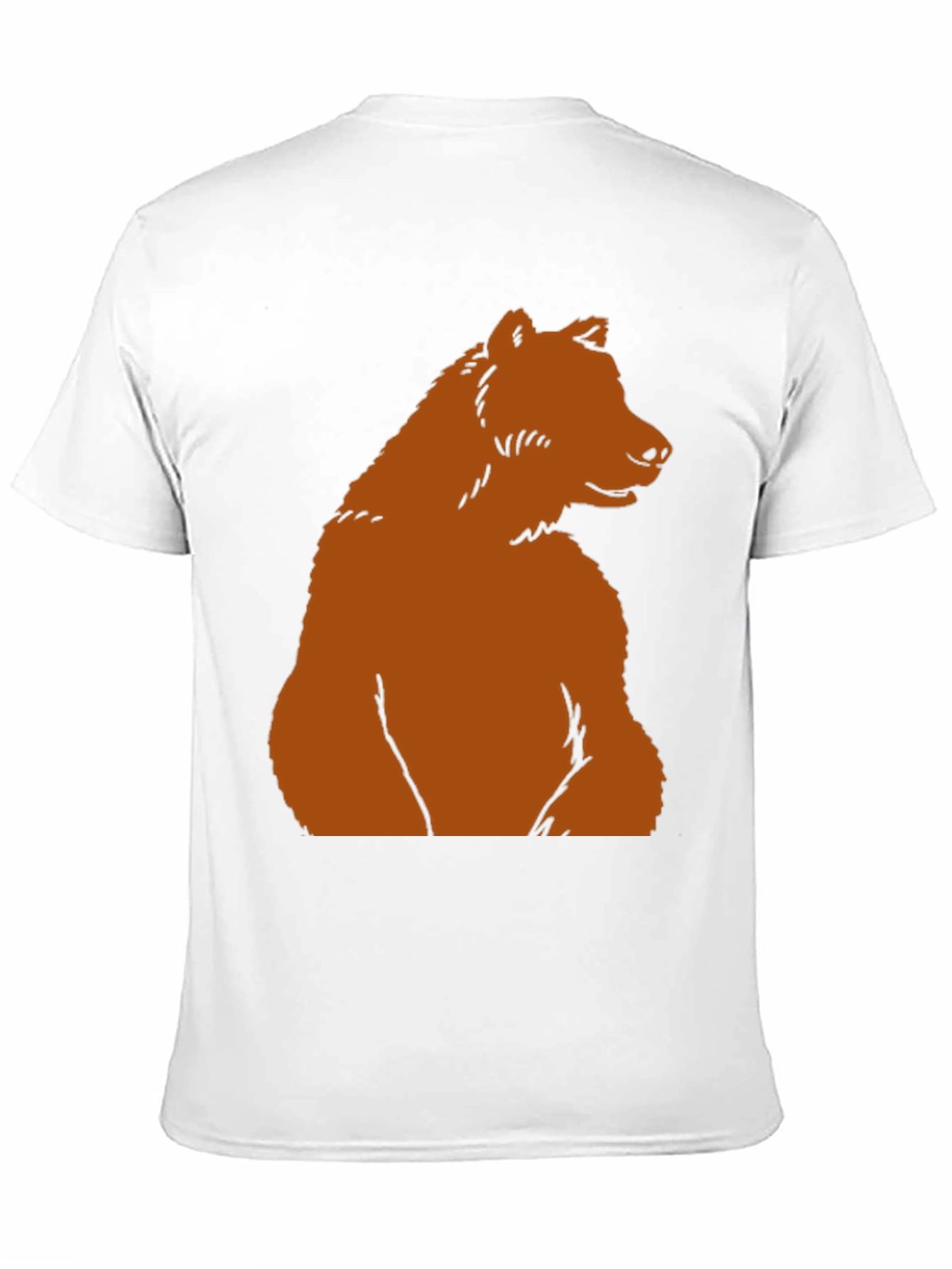 Bear Graphic Tee - Black Casual T-Shirt