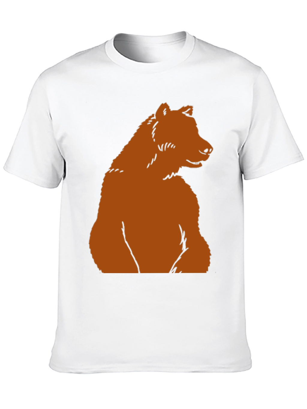 Bear Graphic Tee - Black Casual T-Shirt