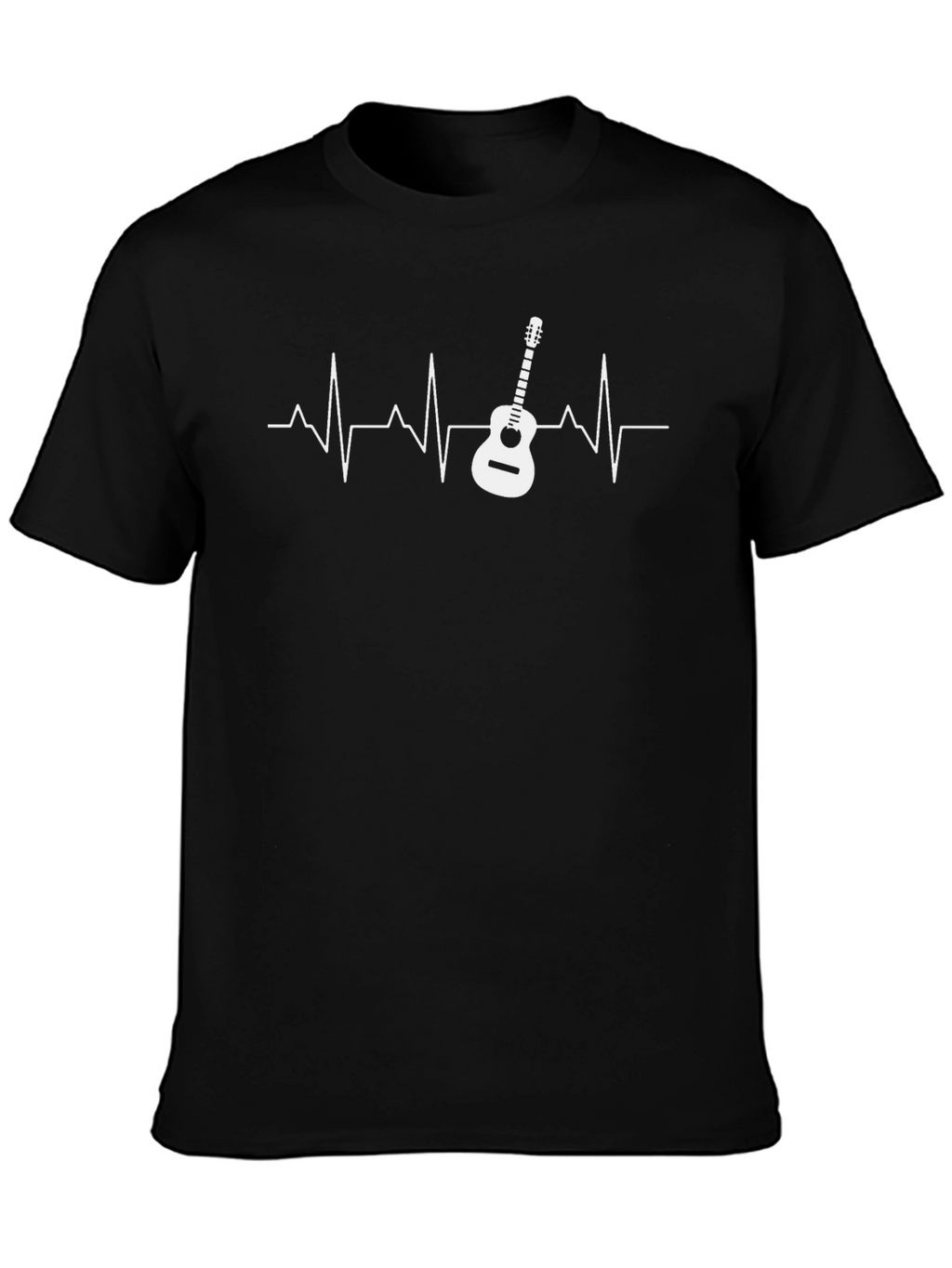 Guitar Heartbeat Graphic Tee - Musicians T-Shirt