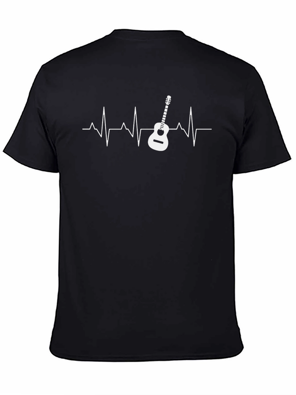 Guitar Heartbeat Graphic Tee - Musicians T-Shirt