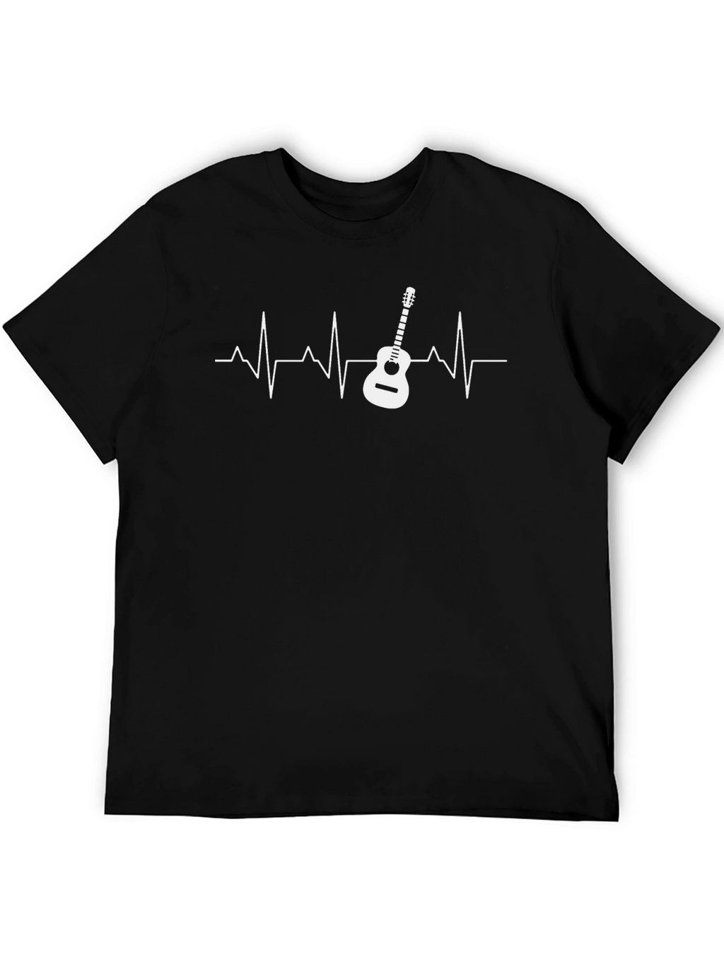 Guitar Heartbeat Graphic Tee - Musicians T-Shirt