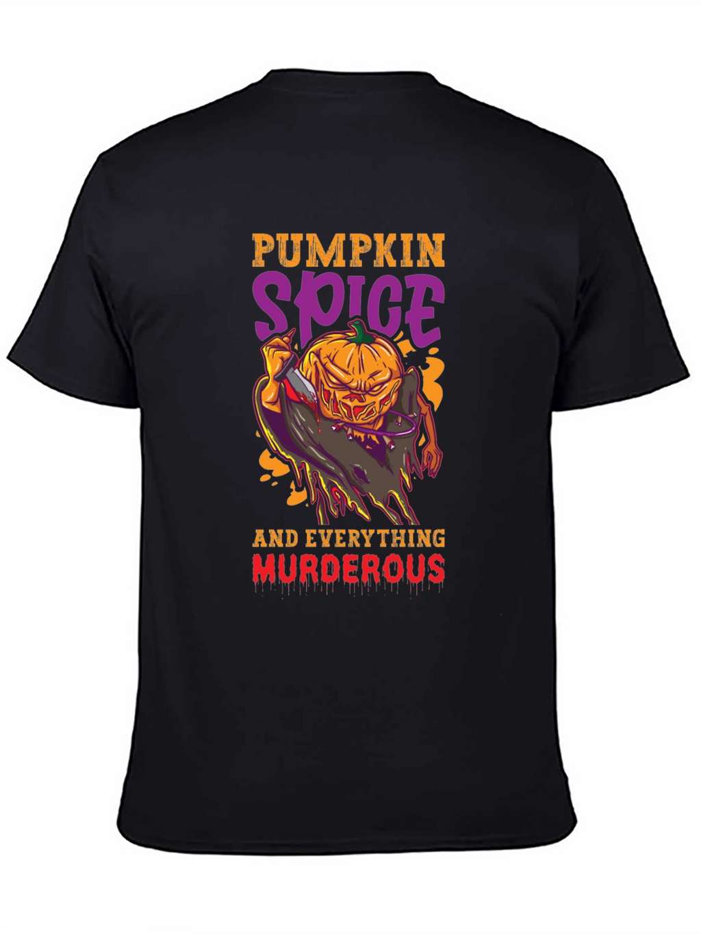 Pumpkin Spice Murder Halloween T-Shirt
