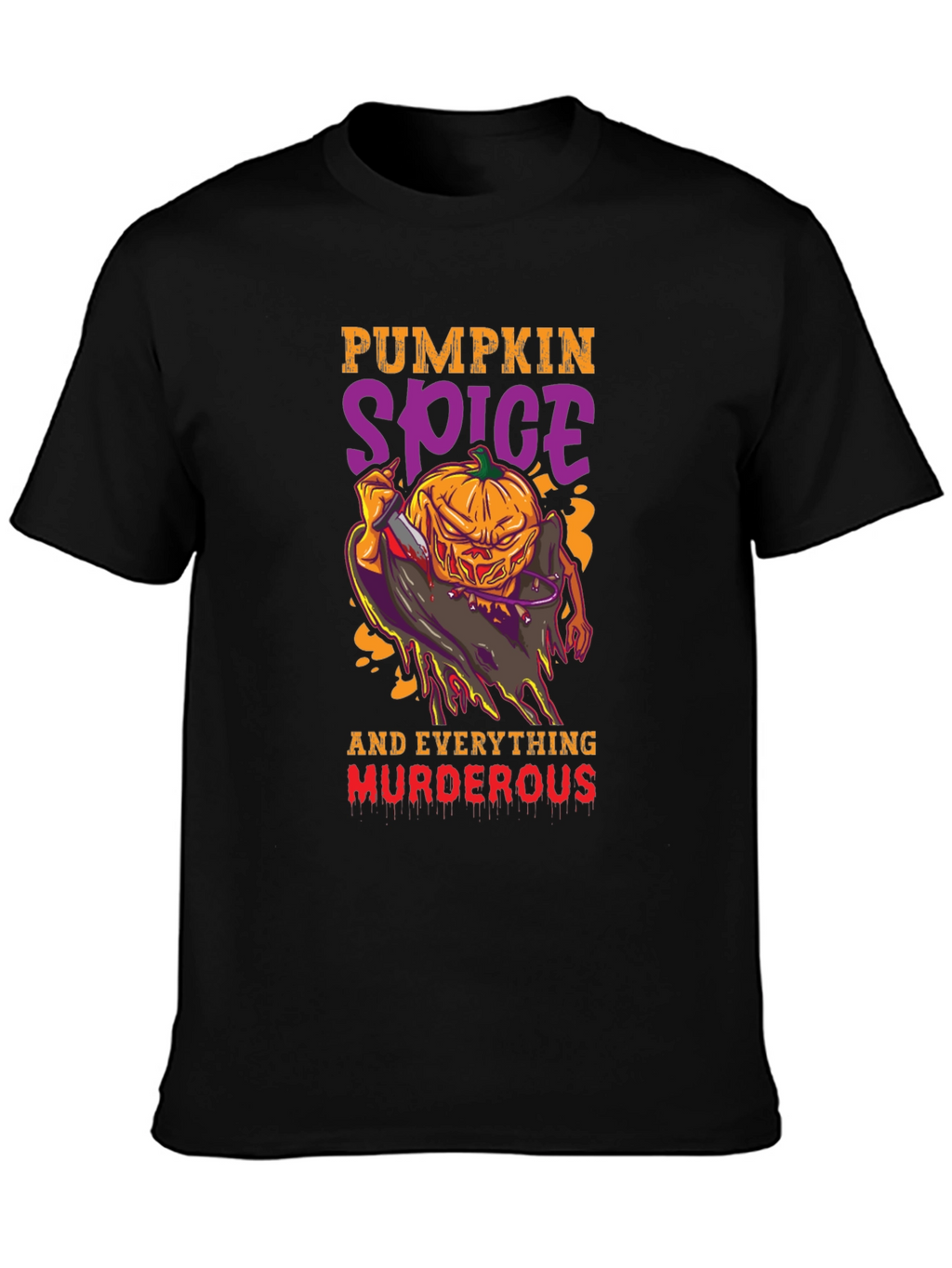 Pumpkin Spice Murder Halloween T-Shirt