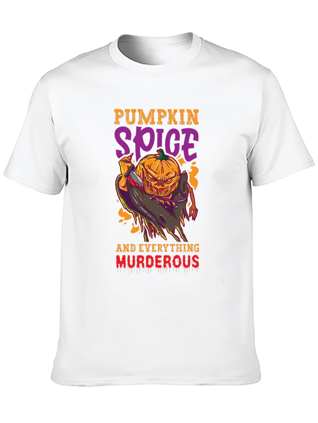 Pumpkin Spice Murder Halloween T-Shirt