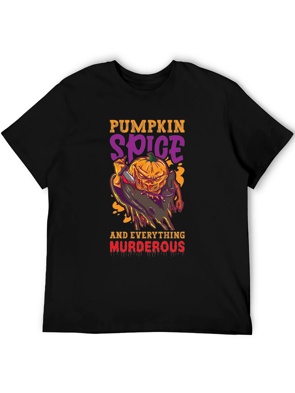 Pumpkin Spice Murder Halloween T-Shirt