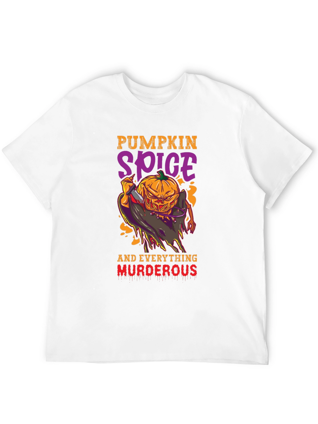 Pumpkin Spice Murder Halloween T-Shirt