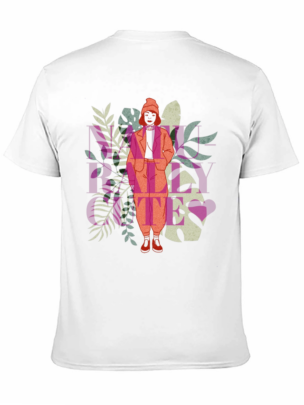 Trendy Woman Graphic Tee - Black