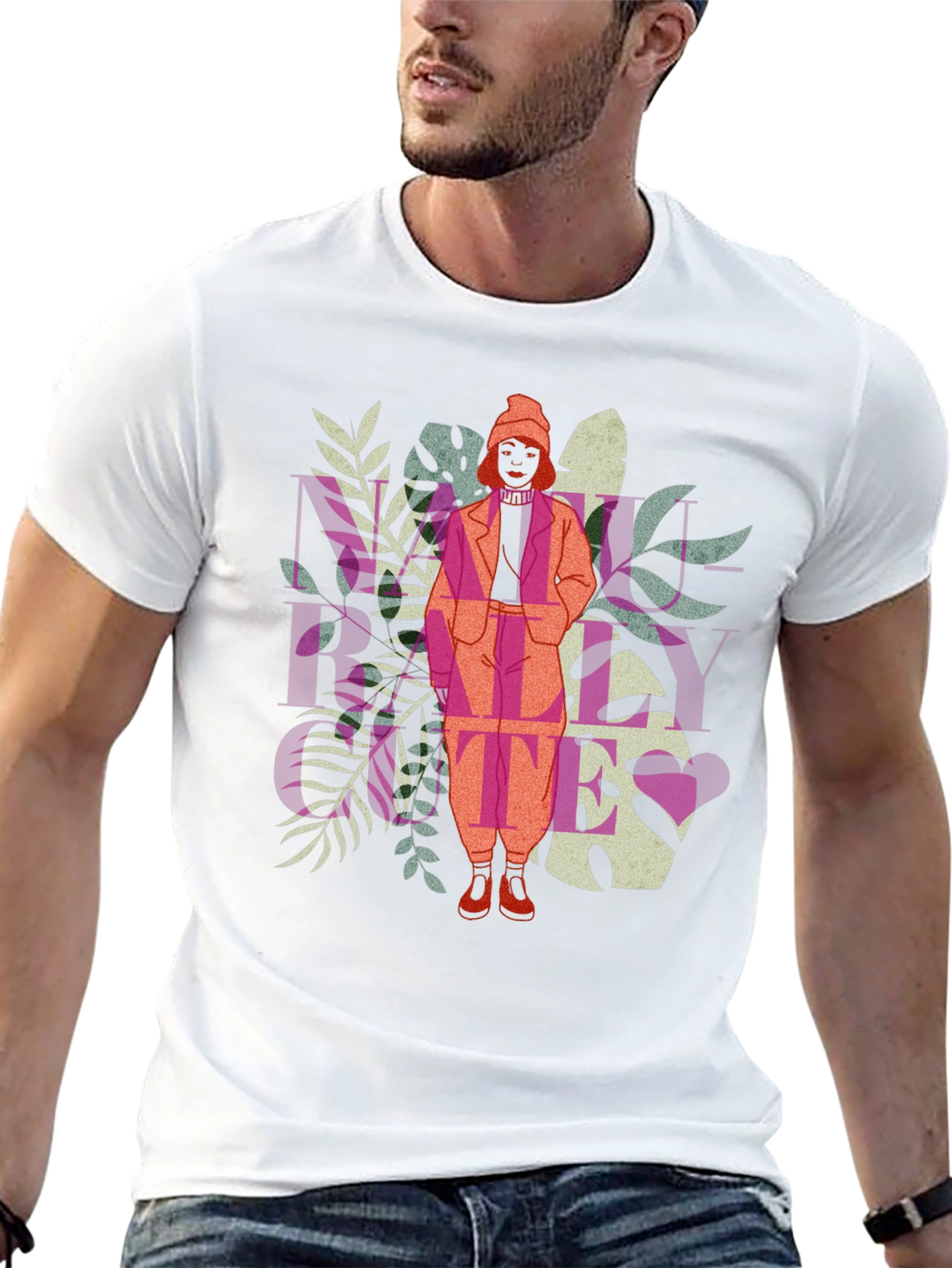 Trendy Woman Graphic Tee - Black