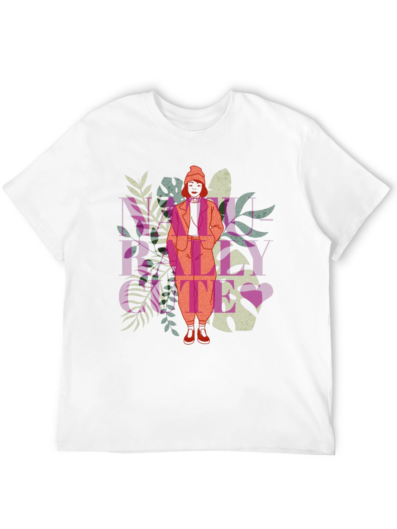 Trendy Woman Graphic Tee - Black