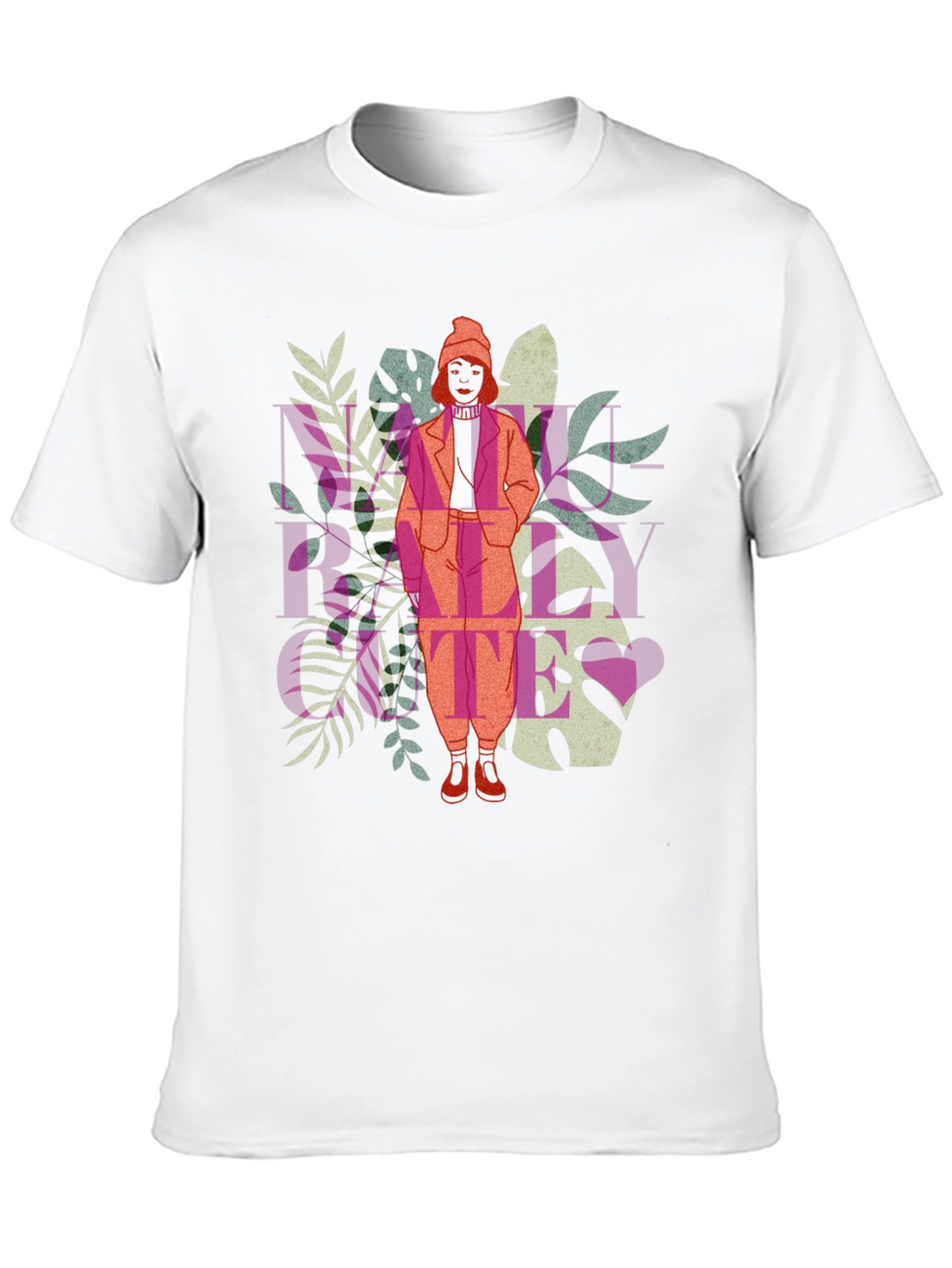 Trendy Woman Graphic Tee - Black