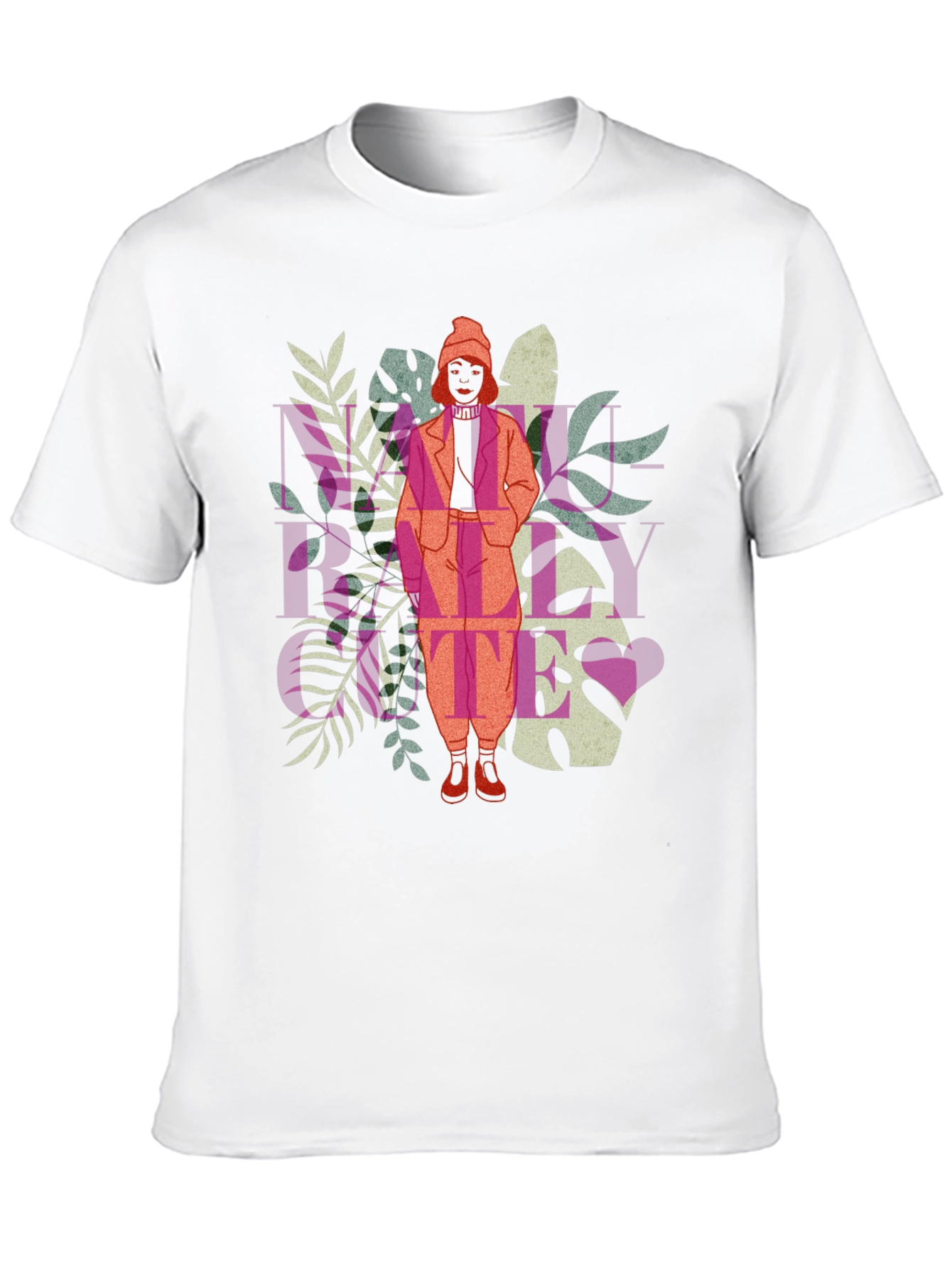 Trendy Woman Graphic Tee - Black
