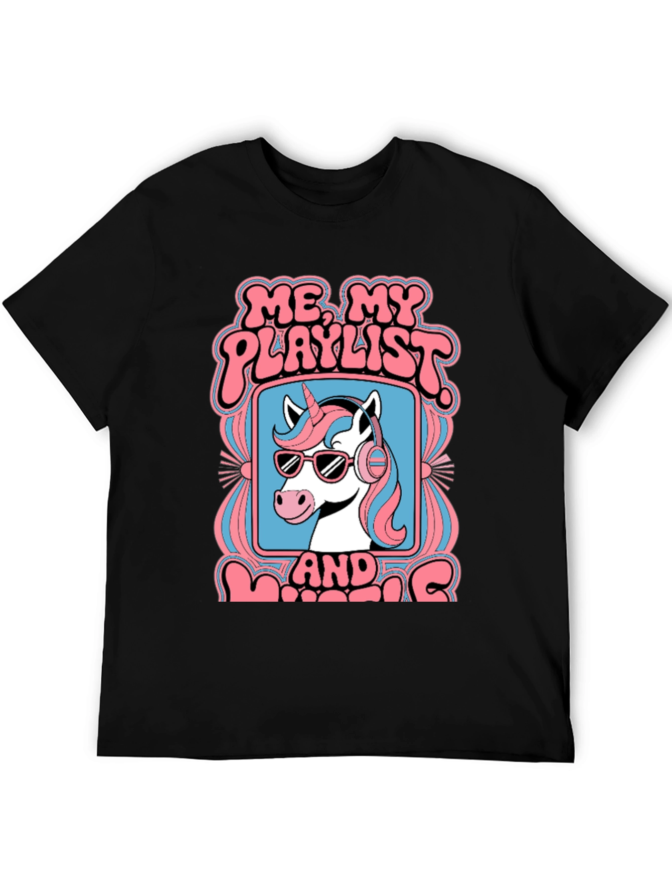 Unicorn Playlist Graphic Tee