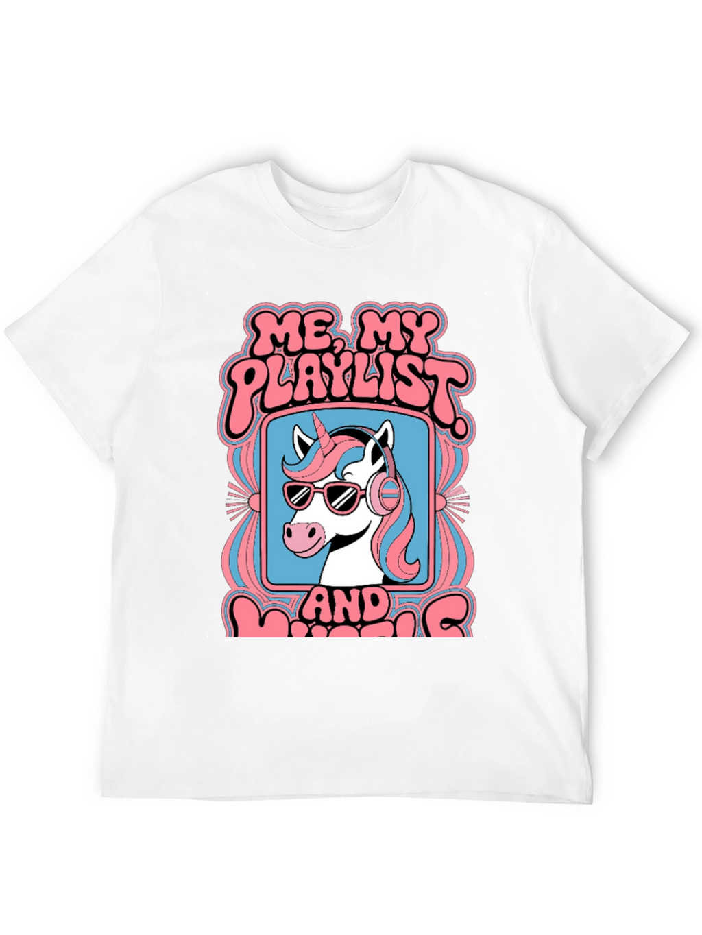 Unicorn Playlist Graphic Tee