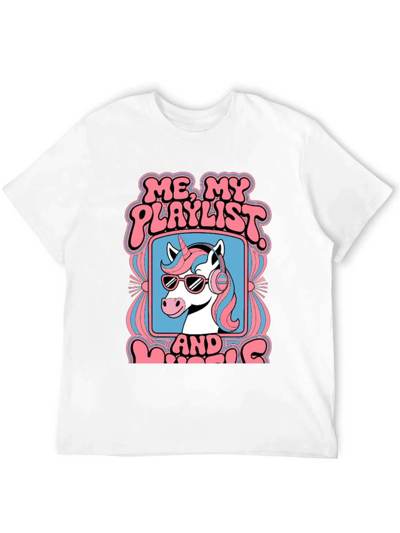 Unicorn Playlist Graphic Tee