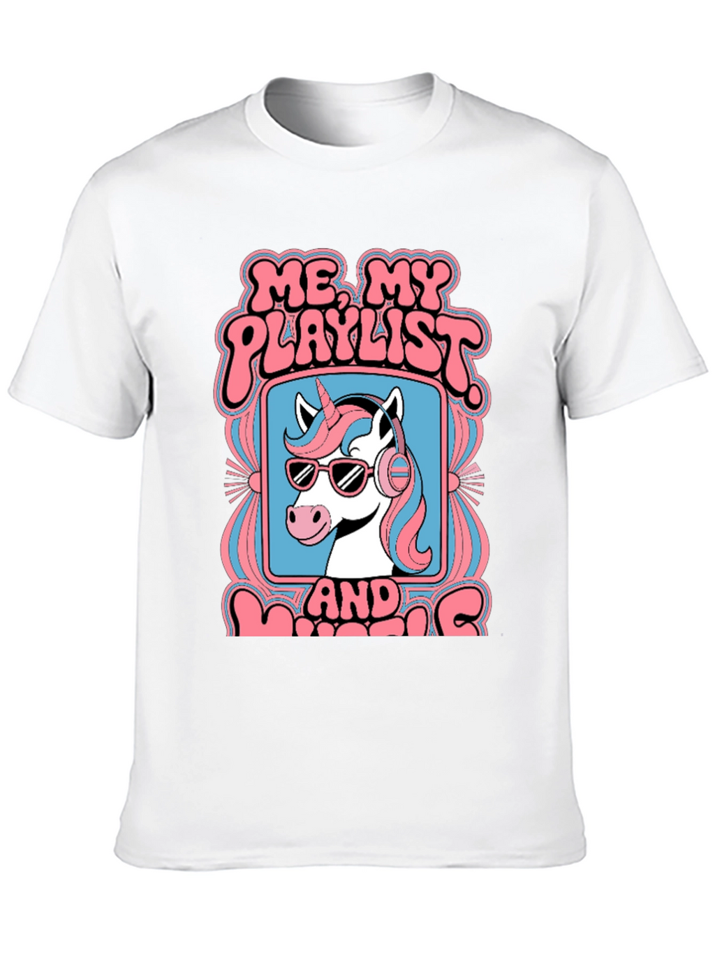 Unicorn Playlist Graphic Tee