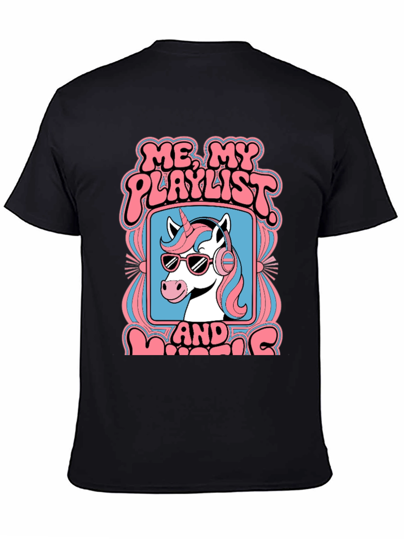 Unicorn Playlist Graphic Tee