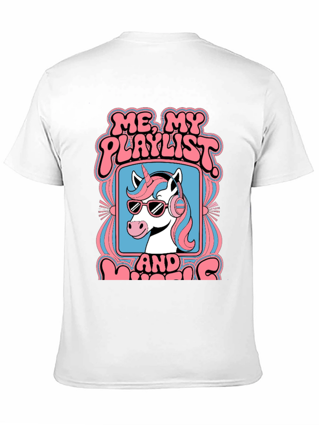 Unicorn Playlist Graphic Tee