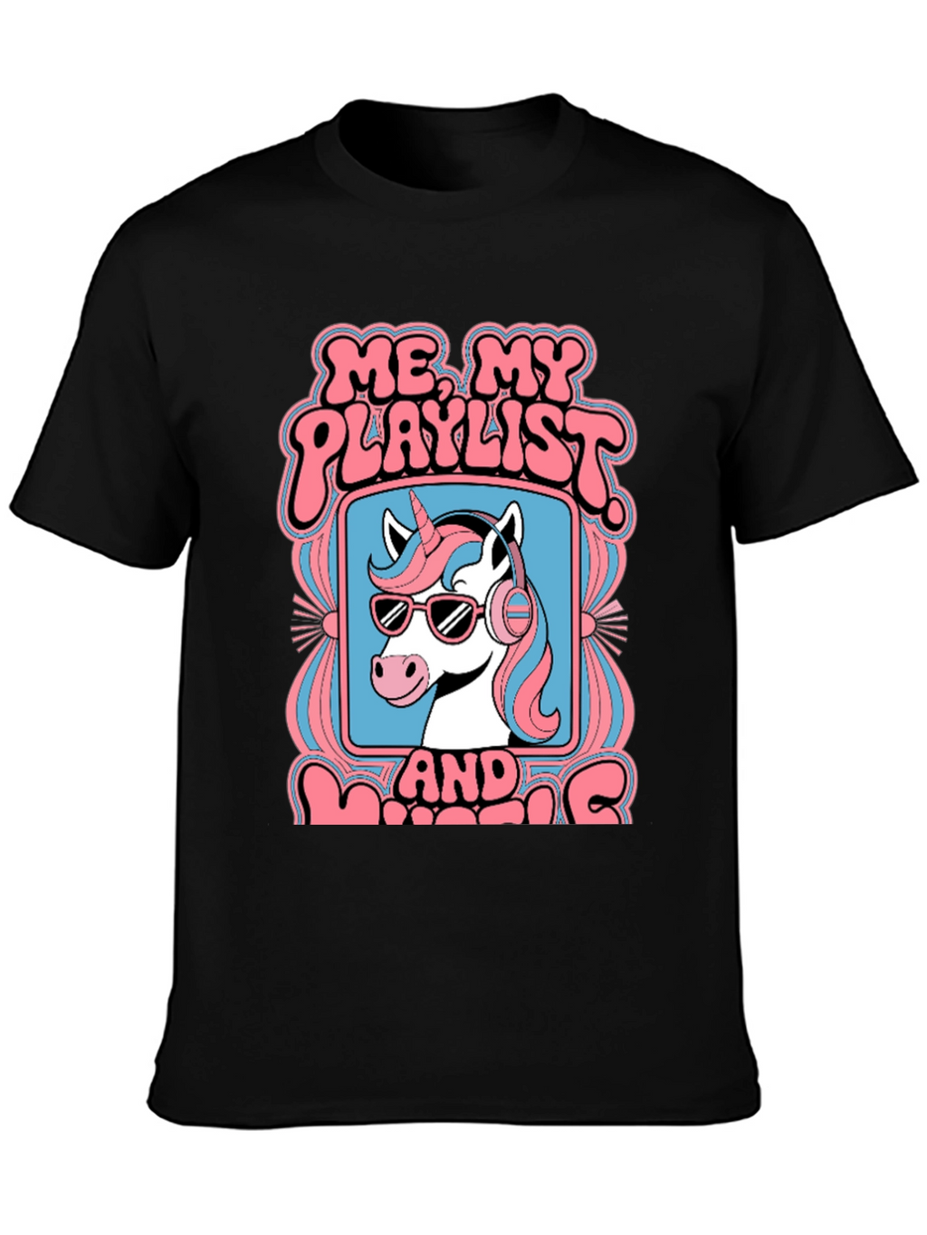 Unicorn Playlist Graphic Tee