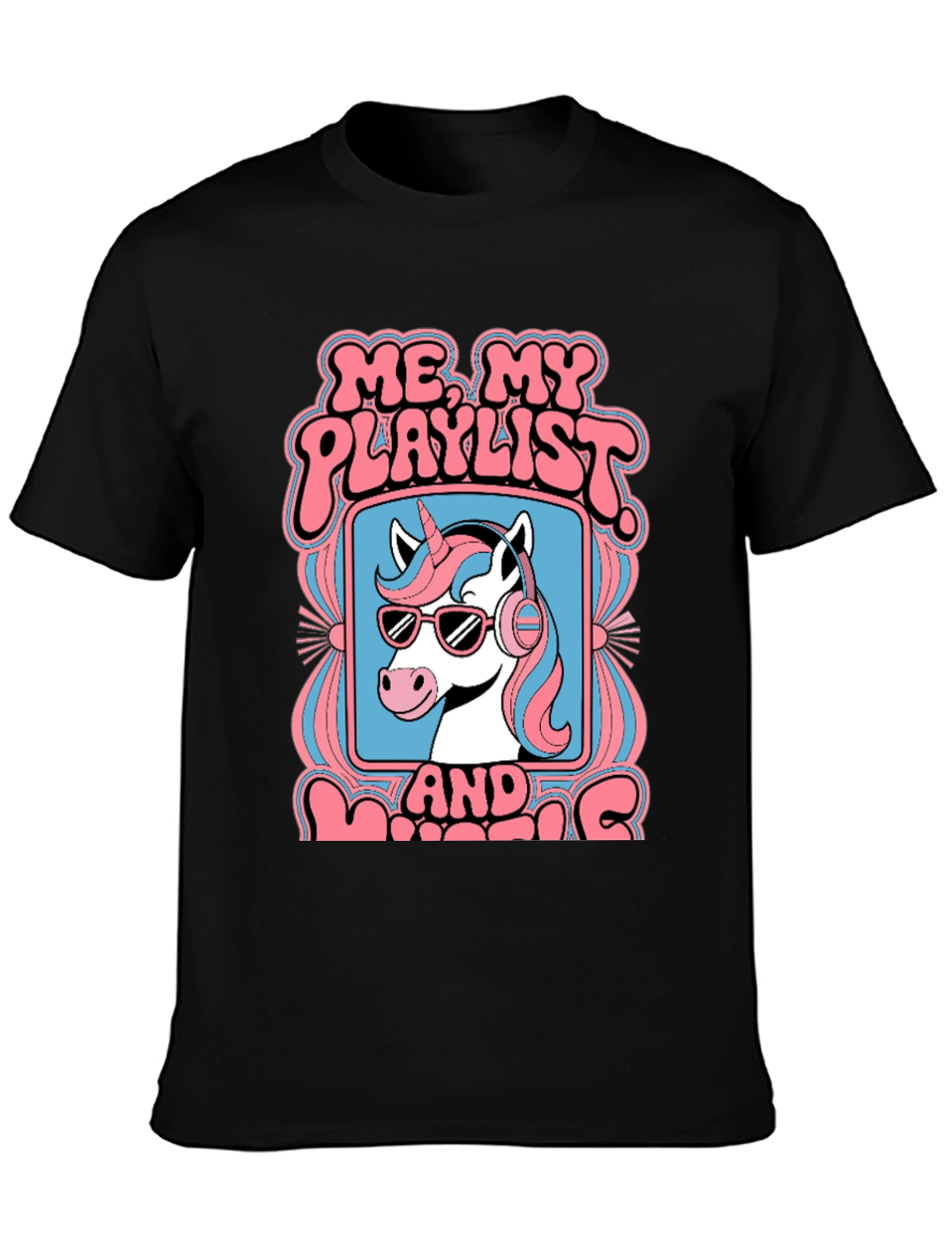 Unicorn Playlist Graphic Tee