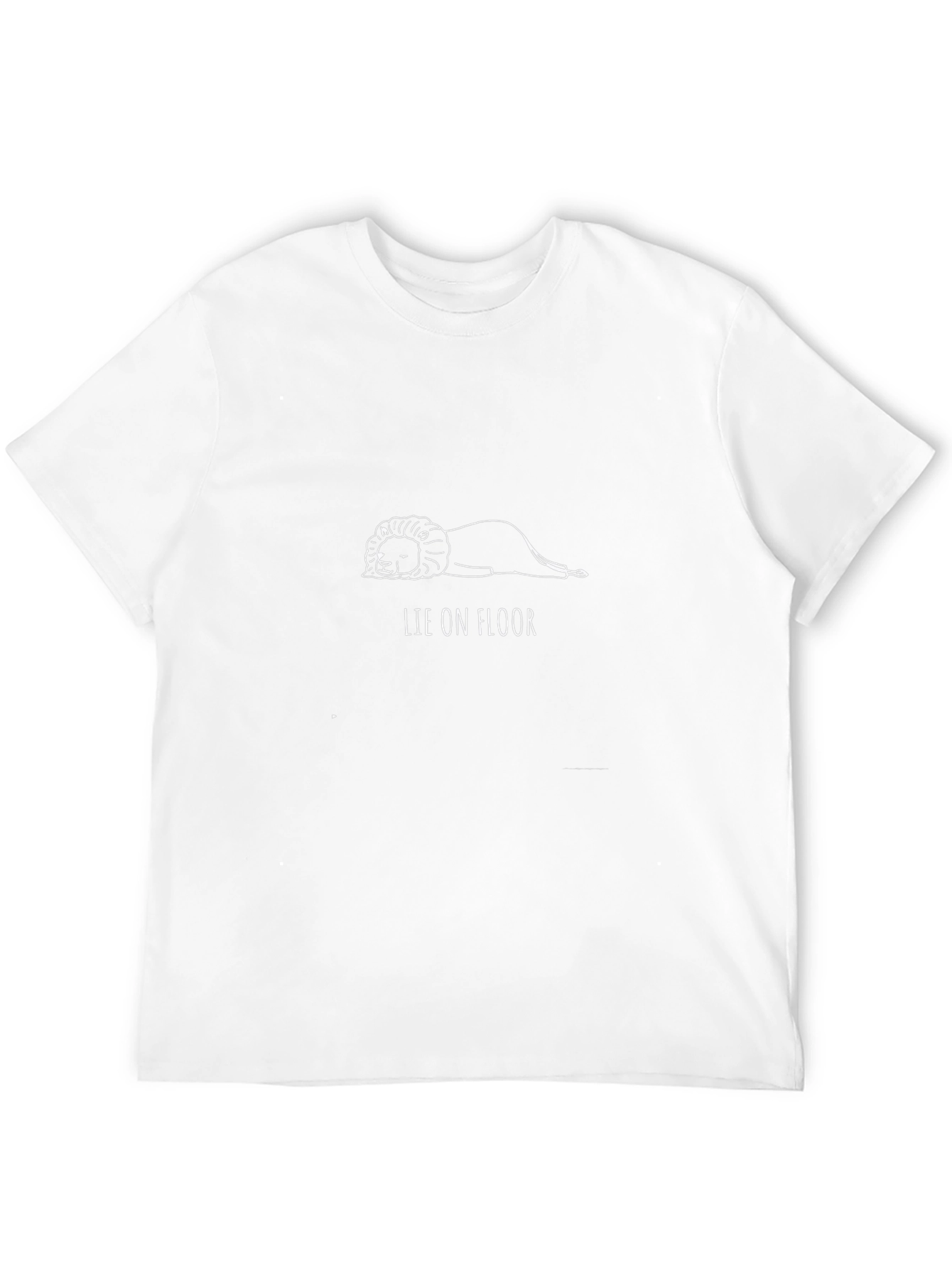 Lie On Floor Lion T-Shirt