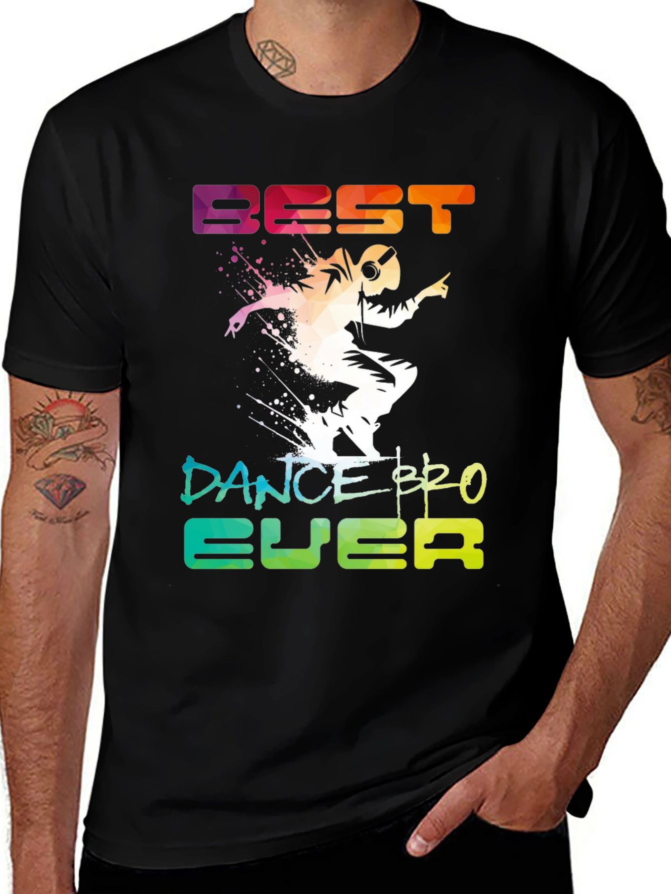 Best Dance Bro Ever Black T-Shirt