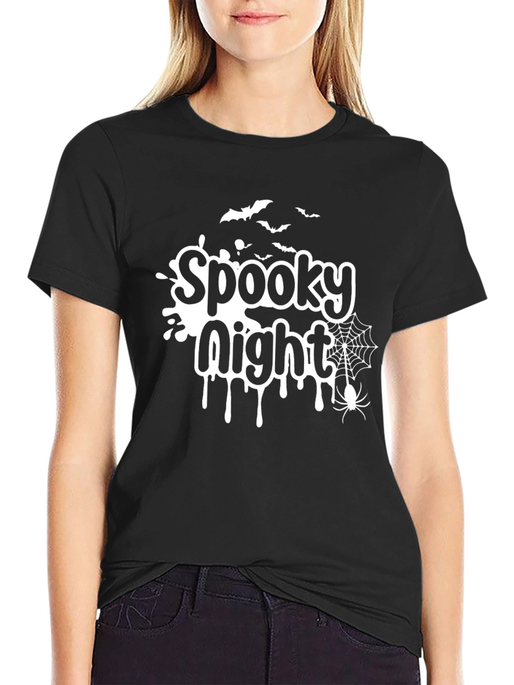 Spooky Night Graphic Tee - Halloween T-Shirt