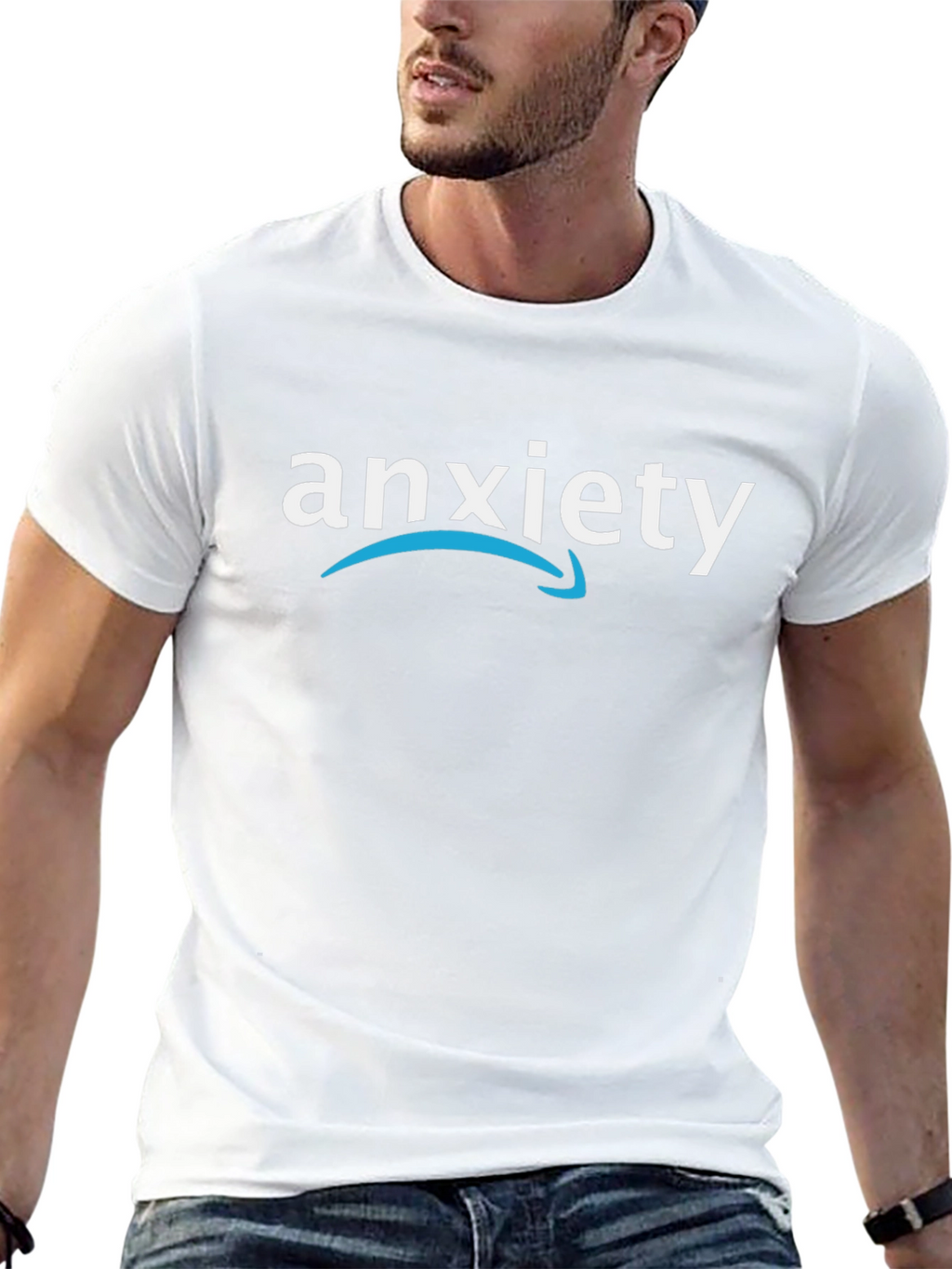 Anxiety T-Shirt - Amazon Parody Design