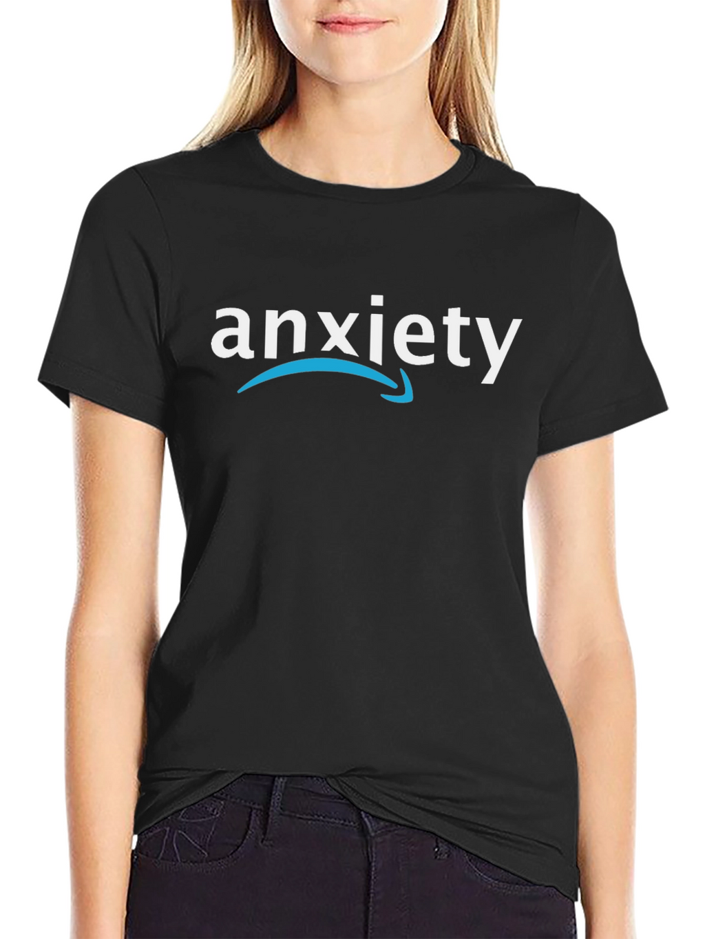 Anxiety T-Shirt - Amazon Parody Design
